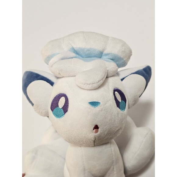 Pokemon Center Alolan Vulpix Plush White Stuffed Animal Toy - Picture 2 of 6